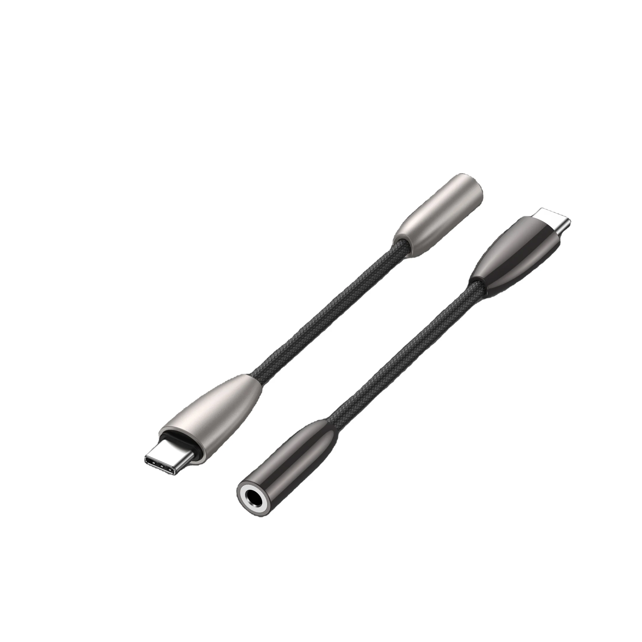 

100% Original Connector Genuine Type C to 3.5mm Phone Headphone Jack Adapter Made in China for Huawei Xiaomi, White