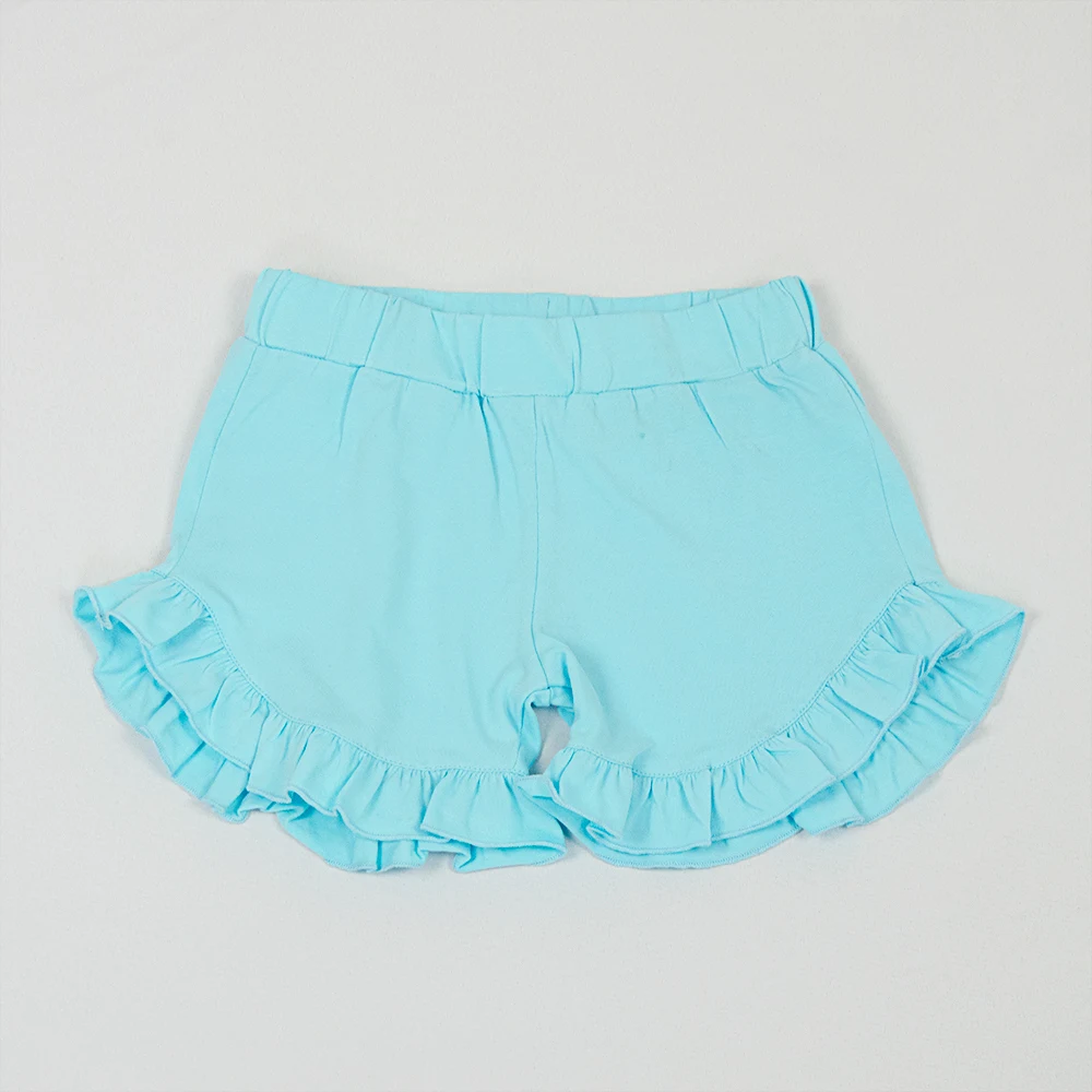 

Solid Shorts Knit Soft 6 Years Elastic Waist Toddler Girls' Shorts Baby Bloomers