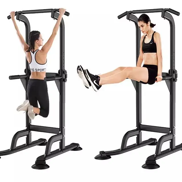 

Home Gym Equipment Multifunctional Horizontal Bar Dip Station Pull Up Bar Station, Customized