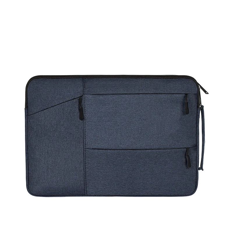 

Custom logo designer slim laptop bag 15.6 inch with handle and pocket, Grey, black, dark blue,sky blue, pink,