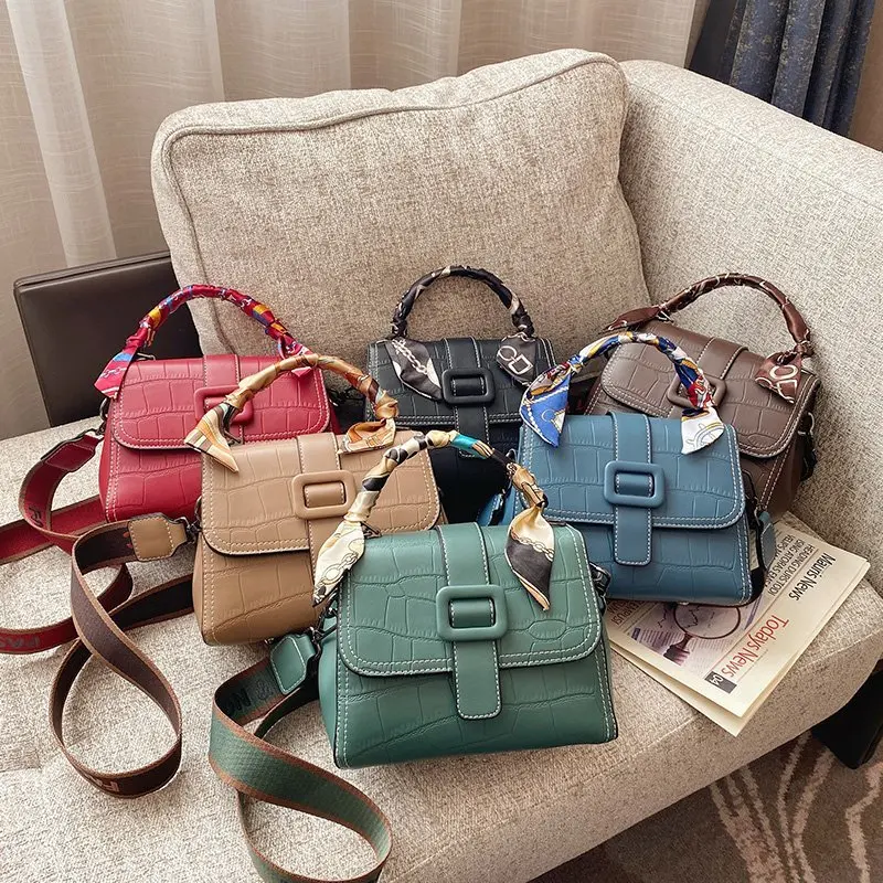 

Luxury Handle Mini Purses Handbags 2021 Women Leather Small Shoulder Crossbody Female Totes Bags, Multicolor