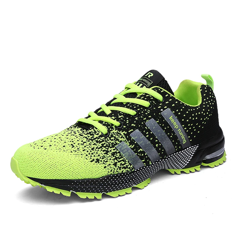 

Factory wholesale spot is worth buying high-quality fly line upper, lightweight and breathable men's and women's running shoes
