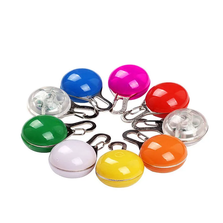 

Pet Accessories Christmas Gifts Flashing Pet Led Light Pendant Tag Dog Collar Night Walking, Red,green,blue,orange,yellow,pink,white