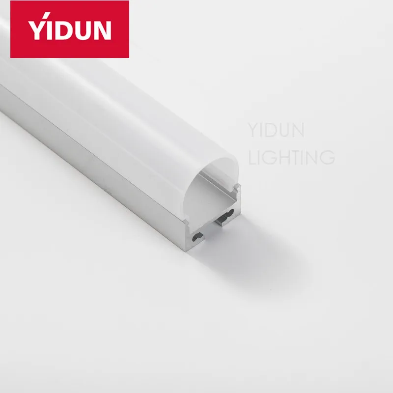 YIDUN Lighting Suspended ceiling hanging aluminum profile with round diffuser for RGB LED Flexible Strips