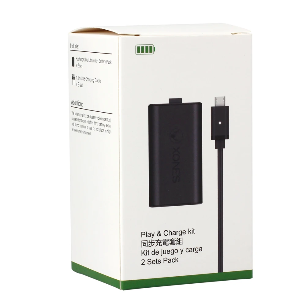 Available Play time 30 hours xbox one USB rechargeable battery pack for xbox ones onex  wireless controller