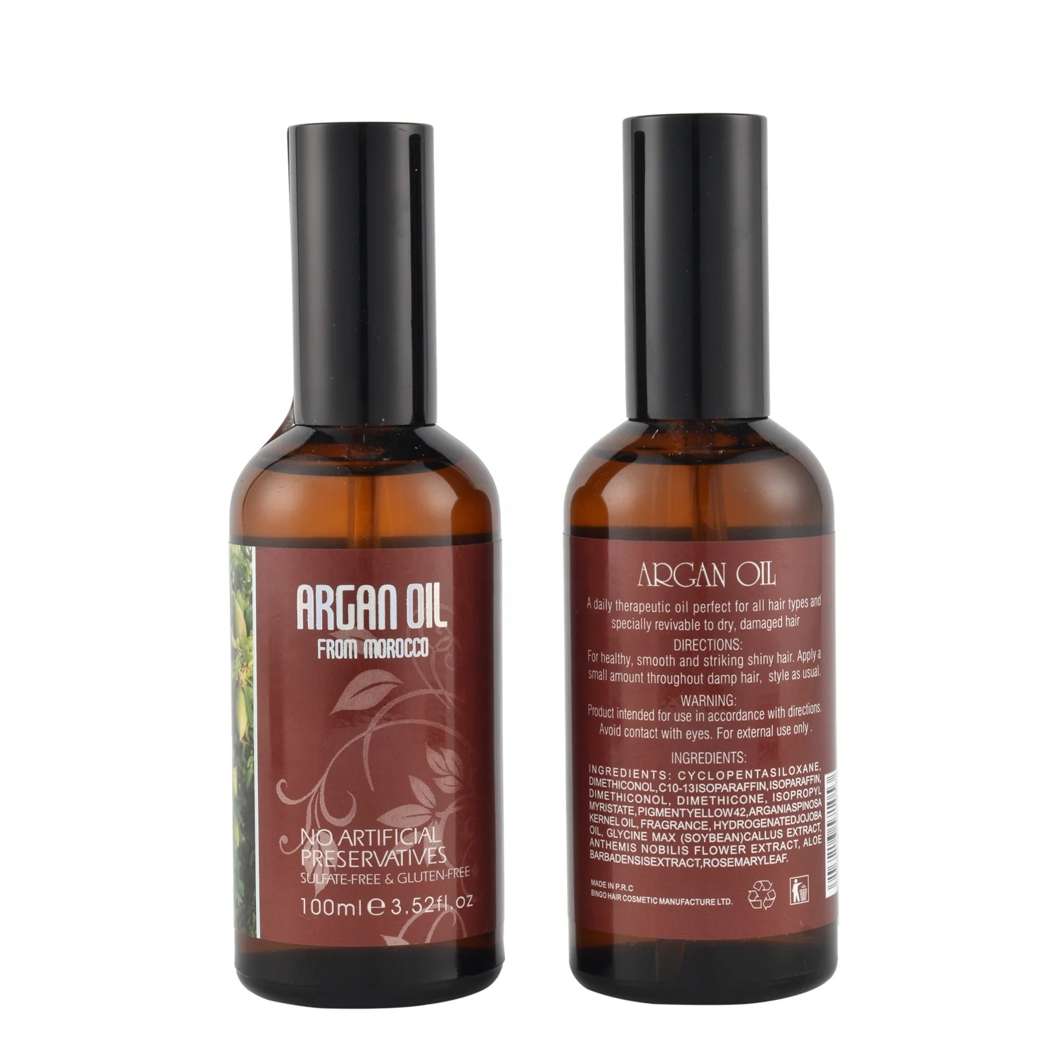 

Argan Oil Hot Selling 100% Pure Argan Oil From Morocco hair deep Nourishing treatment oil for Dry Damaged and Color Treated Hair