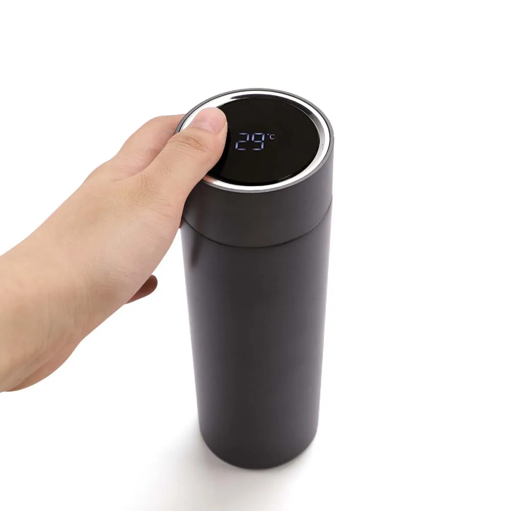 

OLERD Smart Vacuum Water Bottle Stainless Steel Insulated Thermos smart LED Temperature Display, Customized color acceptable