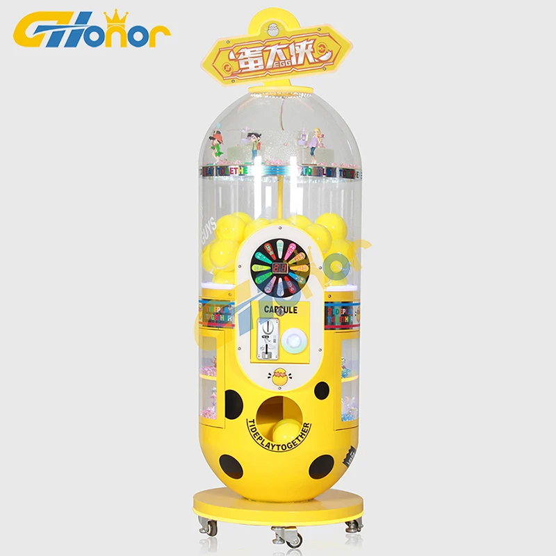 

Prize Gift Vending Machine Coin Operated Kids Capsule Toy Game Machine For Sale, White/black/red/yellow/blue/green/pink