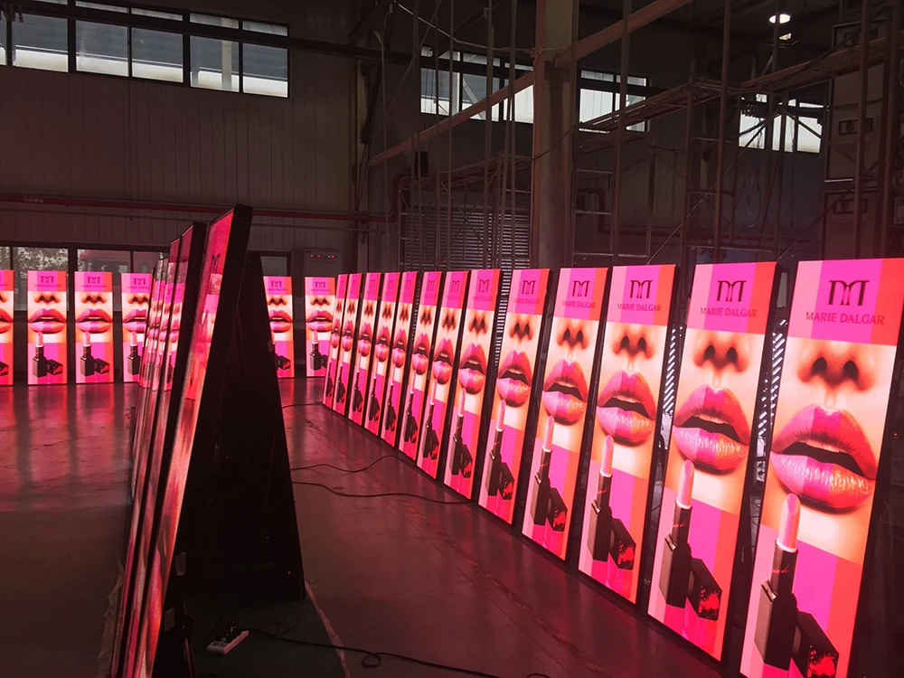 P1.875 p2.5 P3 floor standing led display WIFI USB indoor led poster