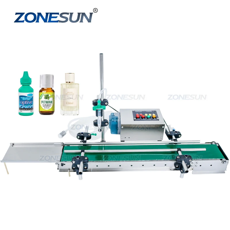 

ZONESUN ZS-DTPP100C Single Head Peristaltic Pump Semi Automatic Milk Juice Small Bottles Liquid Filling Machine
