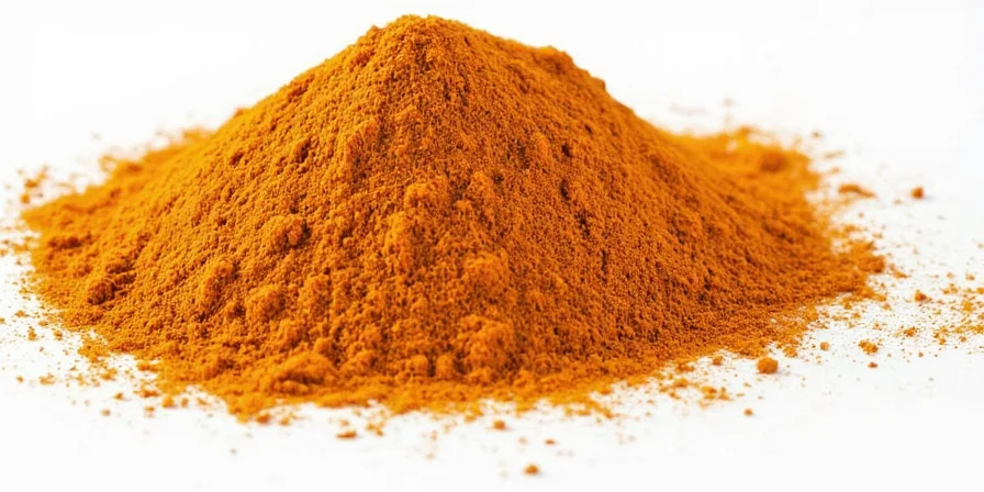 Blooming curry in oil in a pan