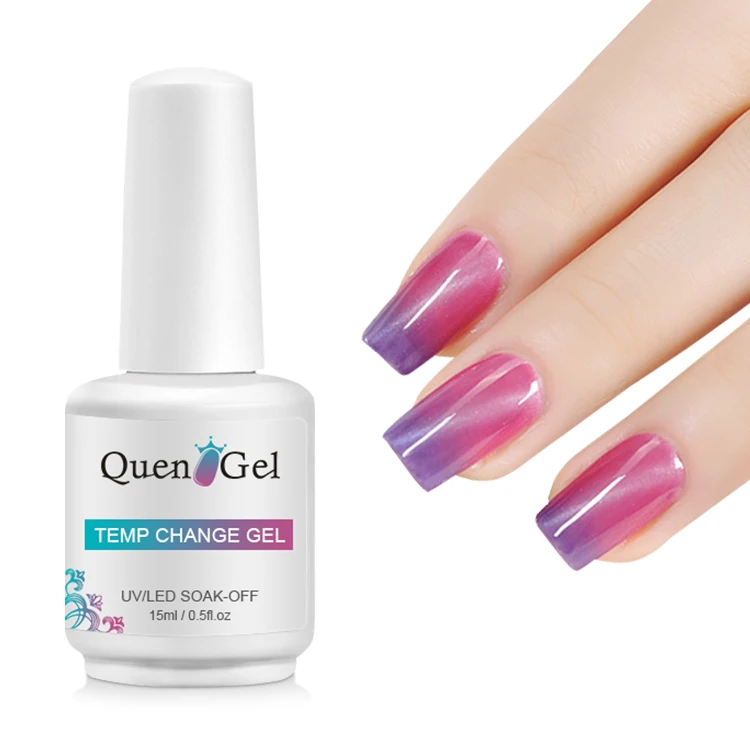 

Manufactures perfect match mood temp change gel nail polishes in UV Gel Private label Changing gel in nail polish