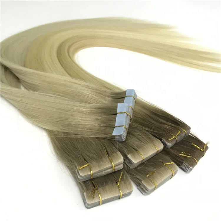 

Injected Tape In Hair Extension Invisible Tape Ins 100% Handmade Virgin Drawn Hair Direct Factory Supply Sample Order