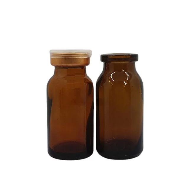 

Pharmaceutical packaging 10ml amber moulded glass bottle 10ml amber injection glass vial