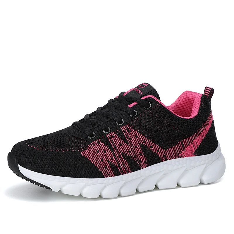 

High quality platform shoes breathable mesh shoes for women walking shoes