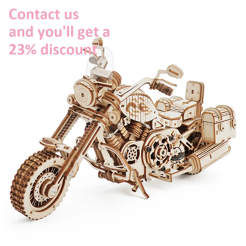 

CPC Certificated Robotime Contact Get 23% off LK504 Cruiser Motorcycle Model 3D Wooden Puzzles For Adults