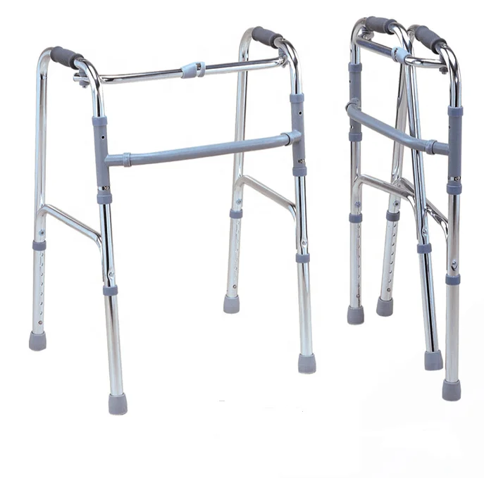 Hospital Equipment Lightweight Standing Frame Aluminum Folding Walking