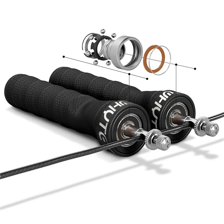 

Professional Best Price Home Gym Workout Equipment Jump Jumping Rope Skipping Rope with Counter leather skipping rope