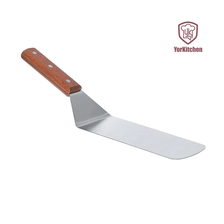 

Turner Spatula Non Stick Turning Spatula with Wooden Handle Baking Spatula