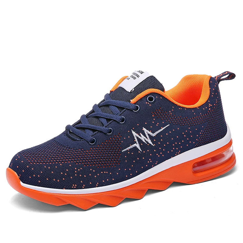 

China factory new design fashion athletic fly knitting mesh running shoes custom sneaker, Any color