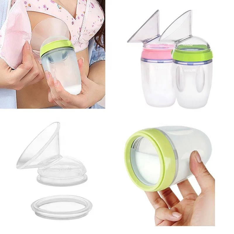 

Haaka milk storage bag breast milk collector portable silicone manual breast pumb