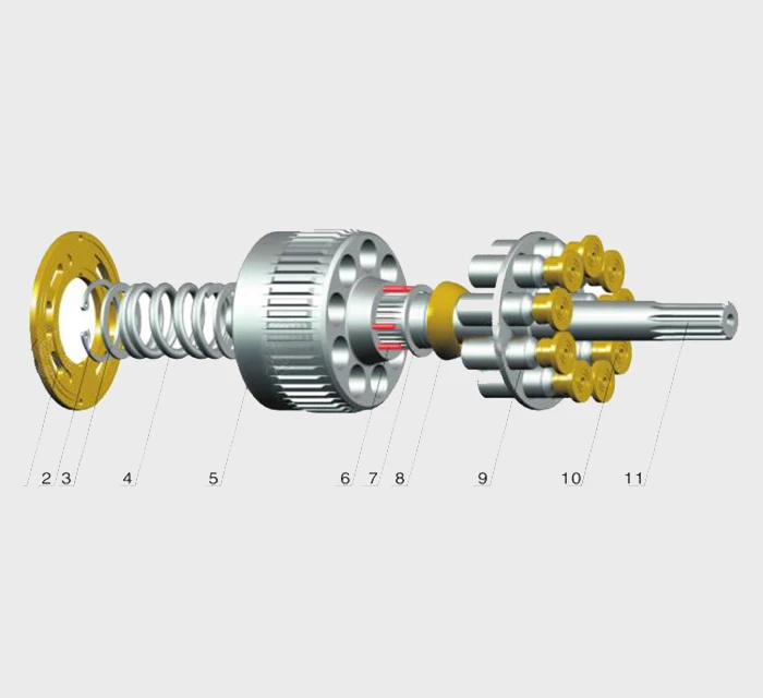 Hydraulic winch adopted SAI motor of GM motor GMW series 1ton to 100