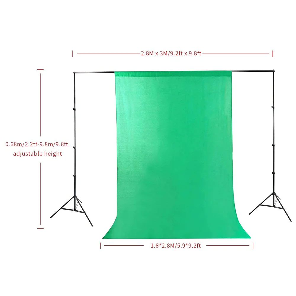 
Travor photo lighting studio backdrop stand kit photography softbox lighting kits 45w 5500k umbrella soft box with 2m Tripod 