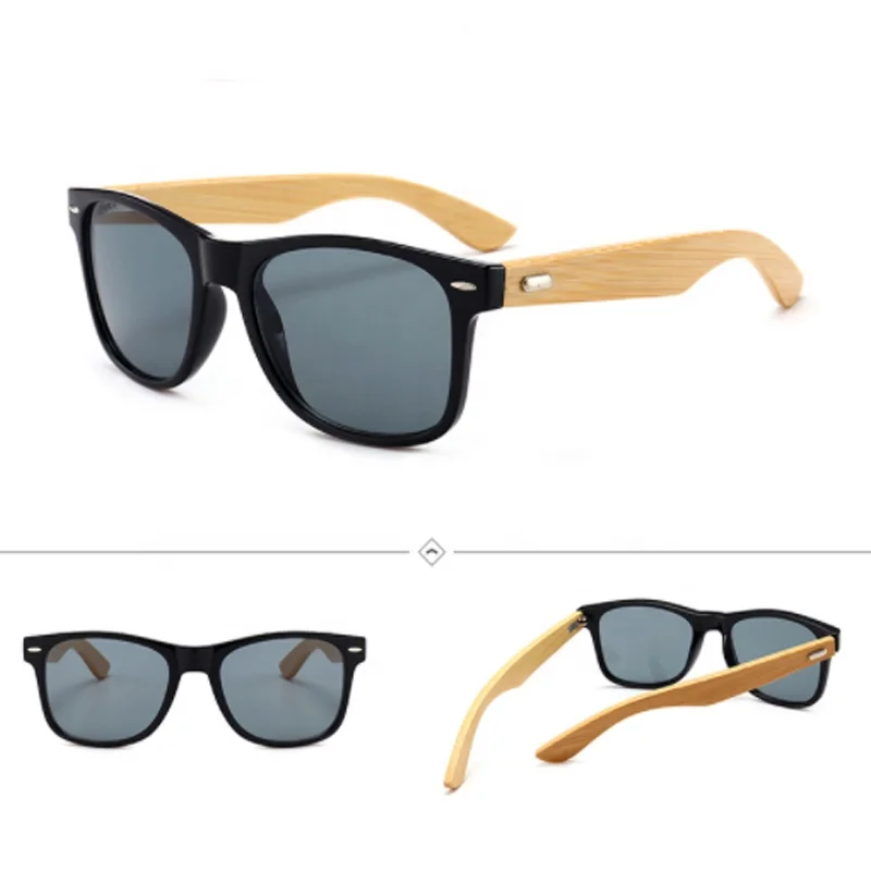 

2020 ray band plastic bamboo UV400 protection sunglasses