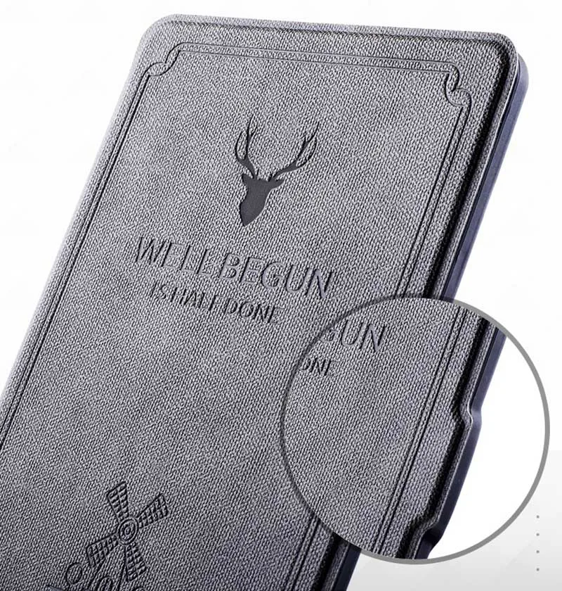 

For Amazon kindle paperwhite Case ShockProof Retro Deer Pattern PC Leather cover for KPW Cover Stand Tablet shell for Kindle