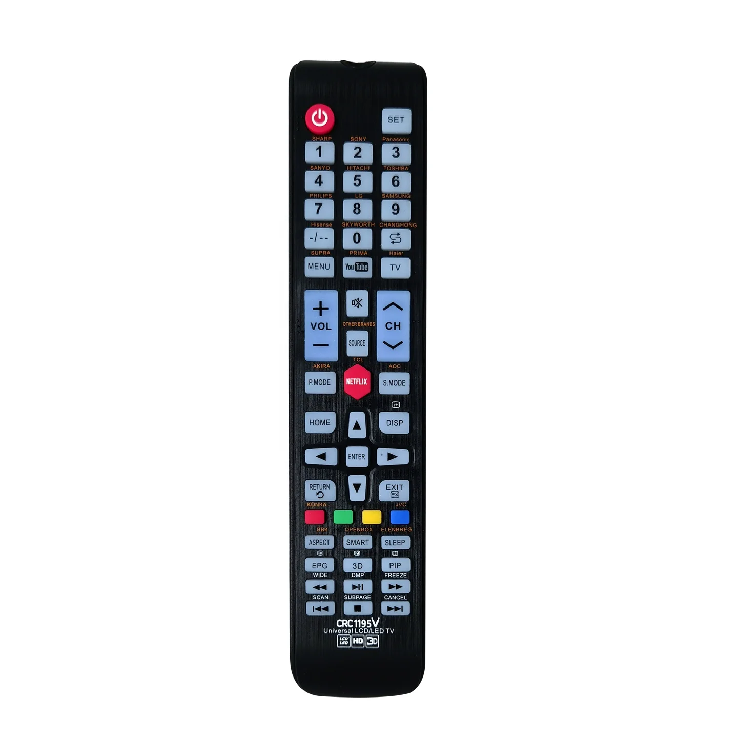 

SYSTO CRC1195V universal LED tv remote control all brand in one remote tv remote with smart tv function