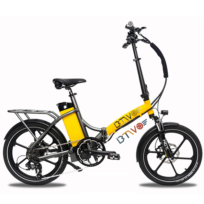 

Oem Foldable Bicicletas Electricas/Exercise Ebike Electric Cycle/20 Inch Folding Bici Eletrica Pieghevole china electric bike, Yellow