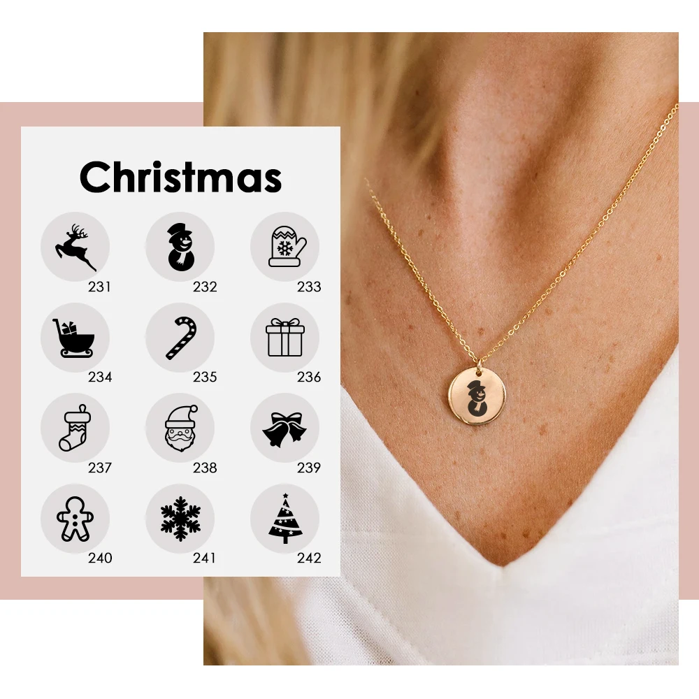 

eManco Party Costume Jewelry Stainless Steel Christmas Tree Pendant Necklace