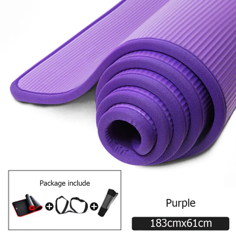 

Custom Printed Design Eco Friendly Yoga Matt Manufacturer Fitness NBR Pilates Yoga Mat, Purple,blue,pink,black