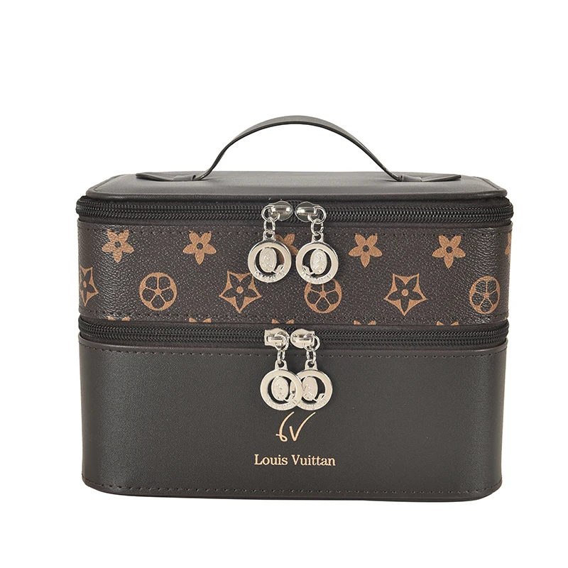 

Beauty Make Up Box Pu Cosmetic Box Professional Travel Box