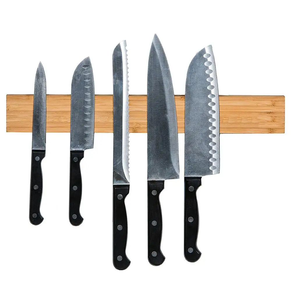 

Super strength Back Wood/walnut/maple/cherry/Bamboo magnetic knife holder/strip/block/bar/rack for Kitchen