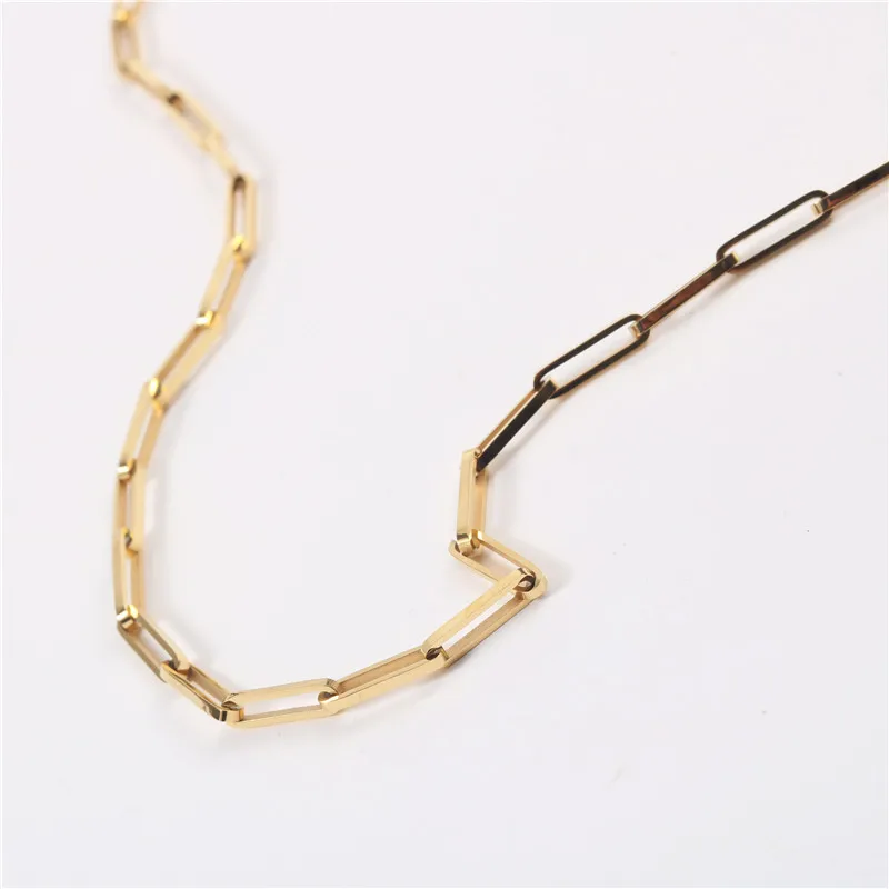 

Necklace Stainless steel plating 18K gold wholesale Simplicity Temperament Chain High quality