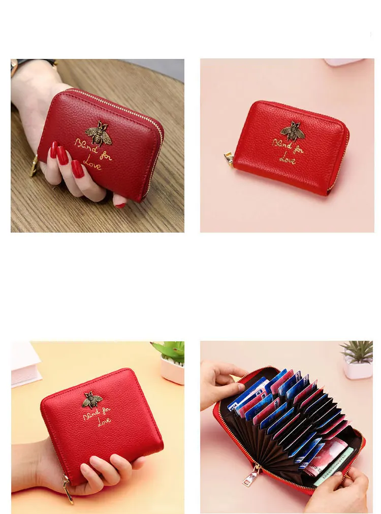 Women Short Mini Money Purse Wallet Ladies Leather Folding Coin Card Bag N7 