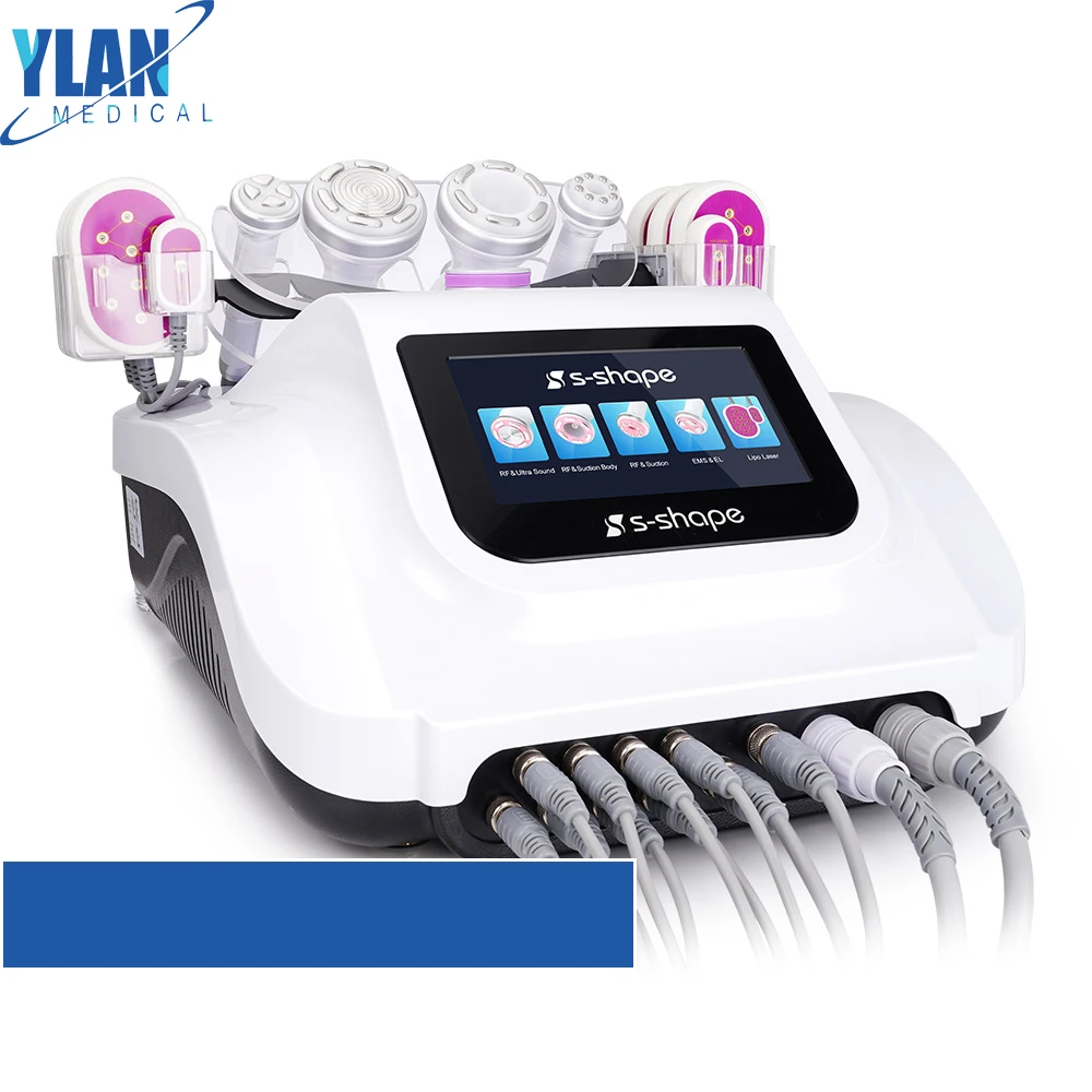 

2021 S Shape 30K Ultrasound Cavitation Vacuum Suction Lipo Laser Body Slimming Cavitation Machine