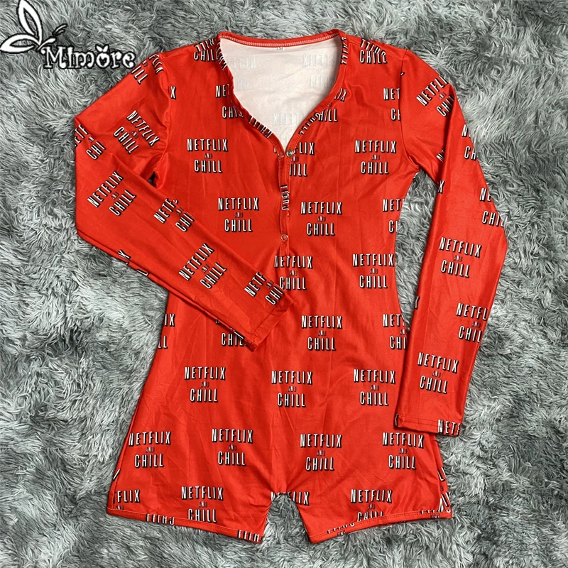 

Women Stretchy neteflix chill Sexy Onesie Pajamas For adult