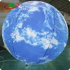Factory Price Sun, Mars, Saturn Solar System Nine Planet Balloon / Giant Helium Levitation Inflatable Planet With LED Light