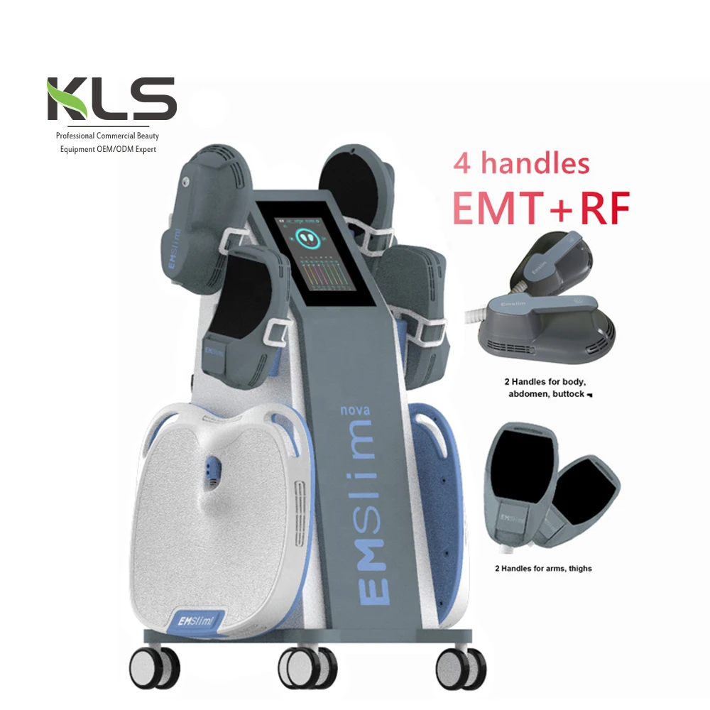 

New Model Emslim Neo RF Electromagnetic EMS Muscle Stimulation Weight Loss Body Sculpting Slimming Emslim Nova Machine