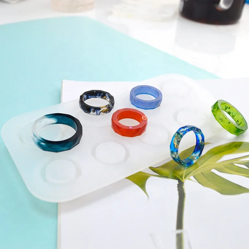 

HJ50 Hot Selling Different Size Valentines Day Gift Cute Ring Silicone Molds Jewelry Resin Of All Size Craft Moulds