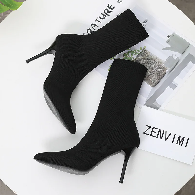 

2019 Women Boots Shoes Woman Fashion Winter Boots Women Ankle Ladies Boots Shoes Heels