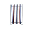 philippines convenient installation 1.8-2.4m wrought angle iron fence spear points post