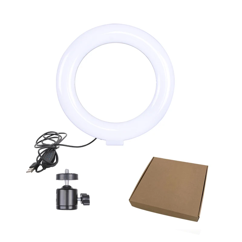 

6 inch 16cm USB Connect Makeup Selfie Live Led Circle LED Ring Light support 1.6m Tripod 2m light Stand