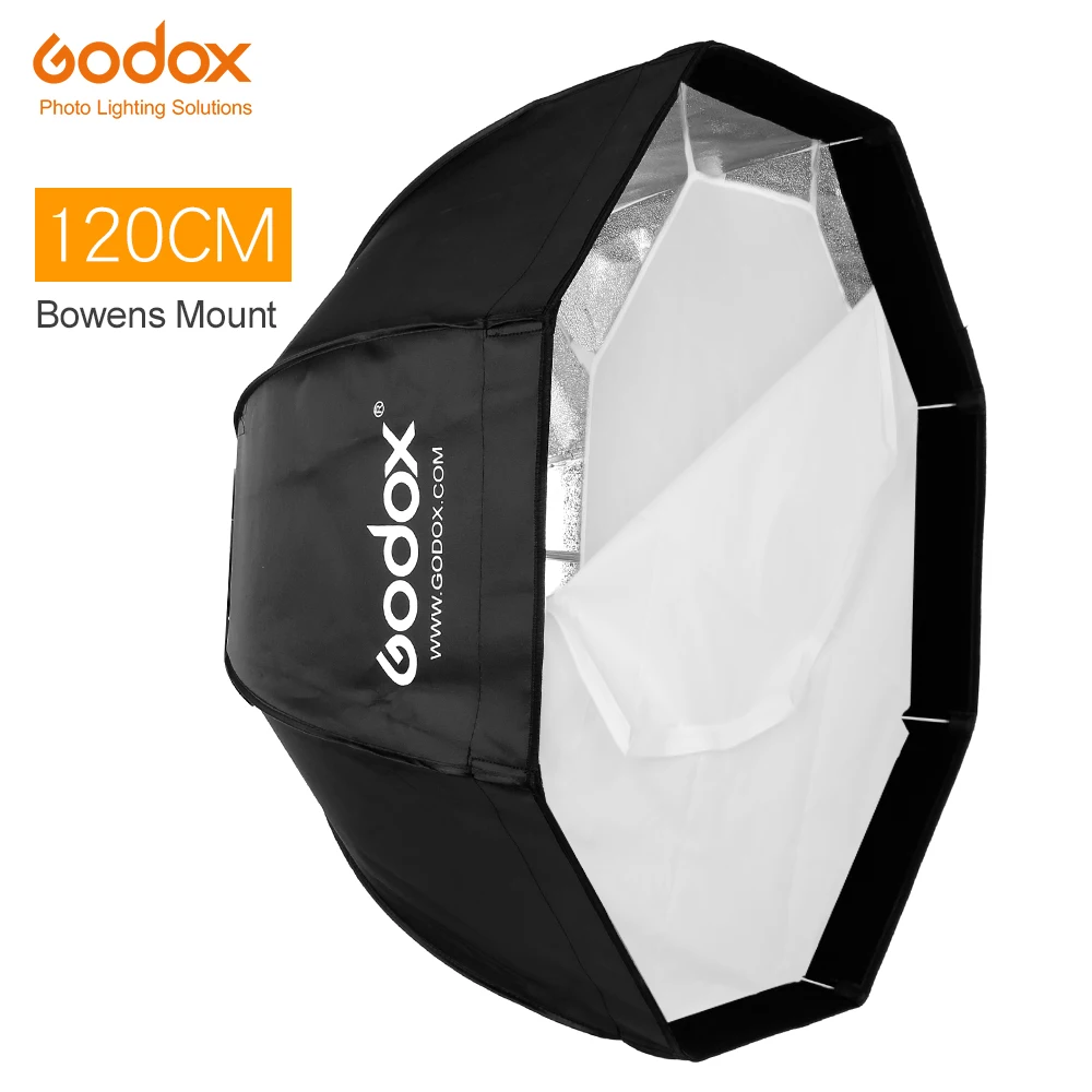 

inlighttech Godox 120cm Portable Octagonal Umbrella Softbox SB-UE 120cm 47in with Bowens Mount for Speedlite, Other
