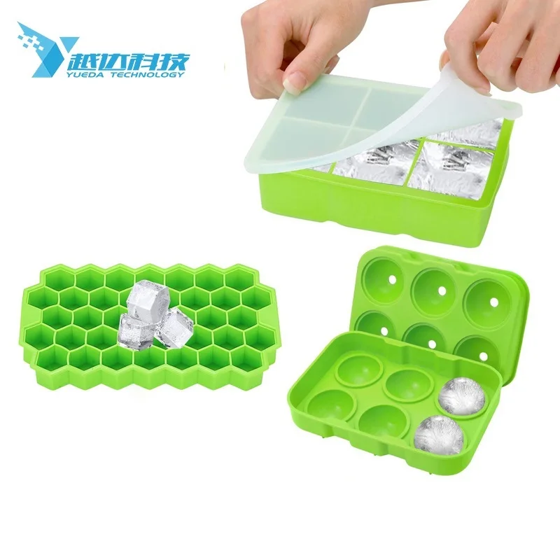 

Custom Design Silicone Ice Circle Food Grade Silicone Round Ice Maker, Light gray, sky blue, green, black or custom