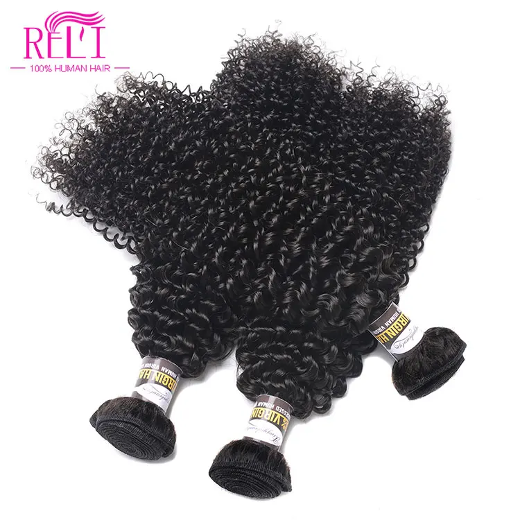 

Cuticle Aligned Hair Jerry Curly Brazilian Hair, Natural black colors 1b#