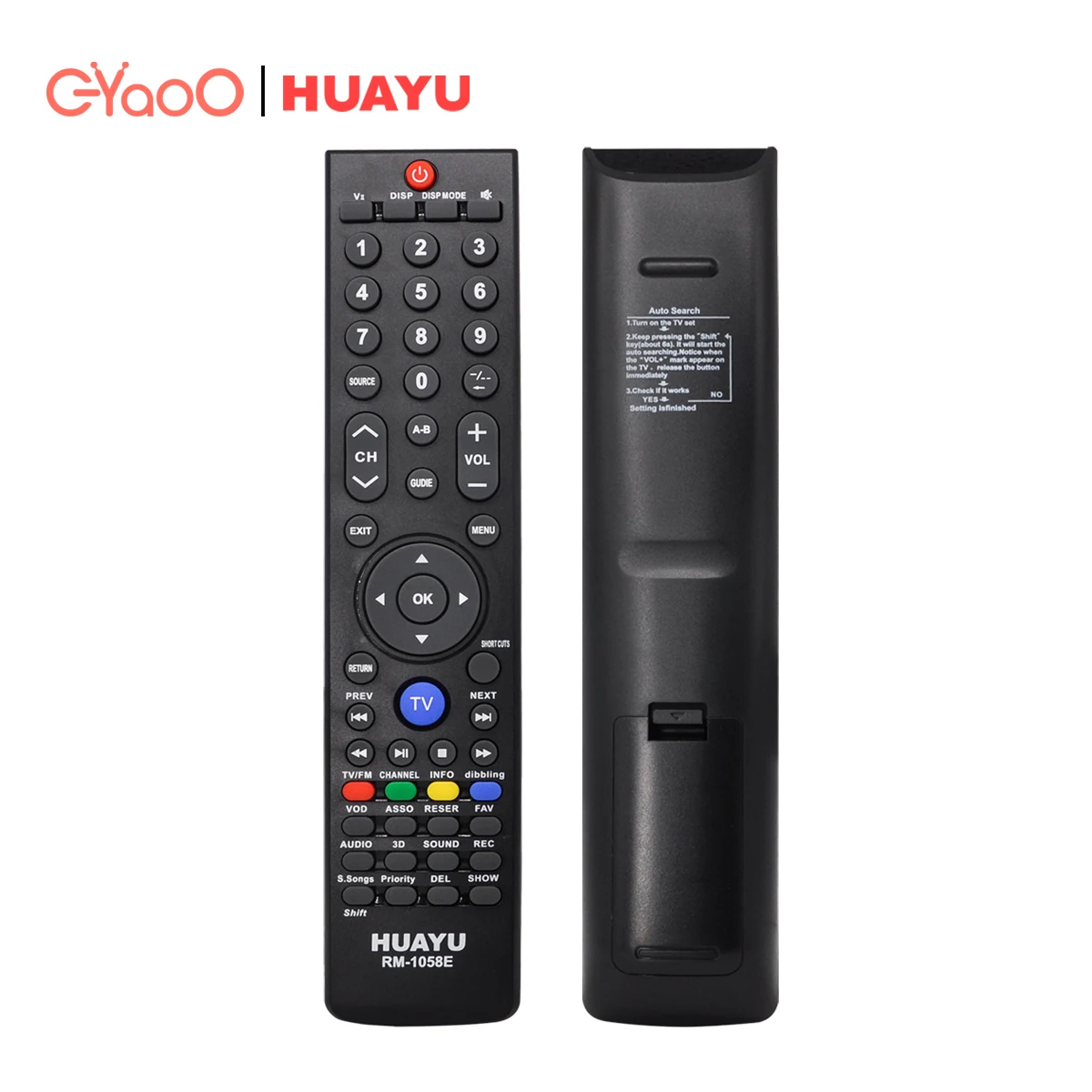 

NVTC RM-L1058E Function Universal TV Remote Control For All Brand