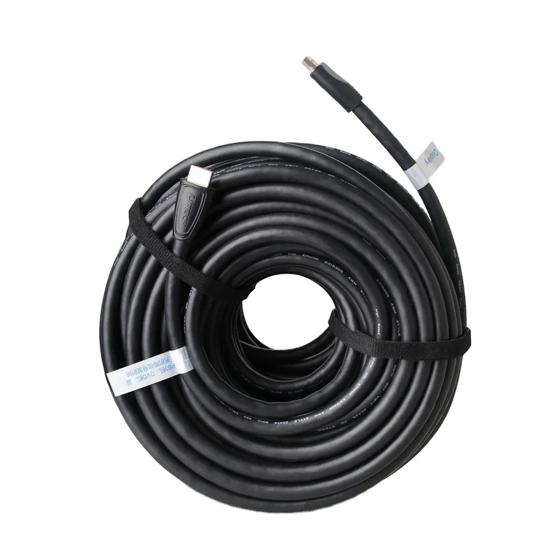 

DTECH Long-distance lossless transmission 1080p HD 4k 3d Ethernet pure copper HDMI cable 10m, used for security cameras